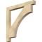 Ekena Millwork Westlake Block Rough Sawn Bracket, Douglas Fir, 4"W x 40"D x 40"H BKT04X40X40WTL05RDF - alternate 1
